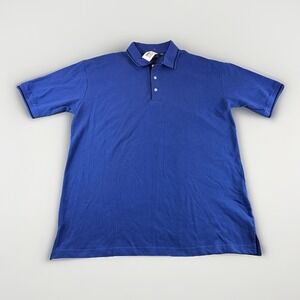 Outer Banks Polo Shirt Mens XL Blue Golf Pique Short Sleeve Preppy Cotton NEW